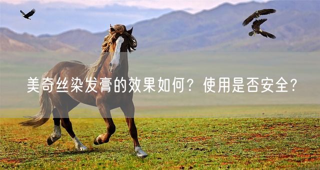 美奇丝染发膏的效果如何？使用是否安全？(图1)